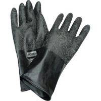 Chemical Resistant Gloves, Size Medium/8, 14" L, Butyl Rubber, 32-mil D. Morneault & Fils