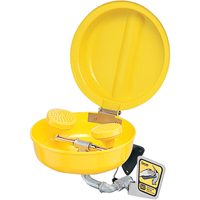 Eye/Face Wash With Cover, Pedestal Installation, Plastic Bowl D. Morneault & Fils