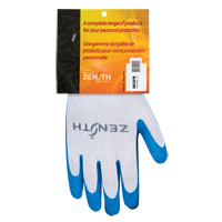 Gants enduits tricot&eacute; sans couture en caoutchouc naturel, 10, R&ecirc;vetement Latex de caoutchouc, Calibre 10, Enveloppe en Polyester/Coton D. Morneault & Fils