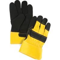 Superior Warmth Winter-Lined Fitters Gloves, Large, Split Cowhide Palm, Thinsulate Inner Lining D. Morneault & Fils