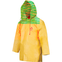 Manteau imperm&eacute;able Neo-slick r&eacute;sistant aux produits chimiques & &agrave; l'acide, Petit, Jaune, N&eacute;opr&egrave;ne D. Morneault & Fils