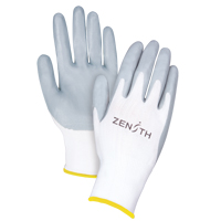 Lightweight Breathable Coated Gloves, 11/2X-Large, Foam Nitrile Coating, 13 Gauge, Polyester Shell D. Morneault & Fils