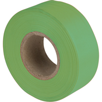 Rubans pour signalisation, 1,1875" la x 150' lo, Vert fluorescent D. Morneault & Fils