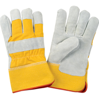 Gants d'ajusteur doubl&eacute;s pour l'hiver de premi&egrave;re qualit&eacute;, 2T-Grand, Paume en Cuir de vache refendu, Doublure en Molleton de mousse D. Morneault & Fils