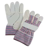 Premium Patch Palm Fitters Gloves, Large, Split Cowhide Palm, Cotton Inner Lining D. Morneault & Fils