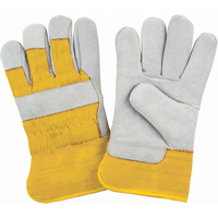 Premium Winter-Lined Fitters Gloves, X-Large, Split Cowhide Palm, Foam Fleece Inner Lining D. Morneault & Fils