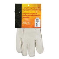 Gants de conducteur doubl&eacute;s pour l'hiver d'usage standard, 2T-Grand, Paume en Cuir fleur de vache, Molleton D. Morneault & Fils