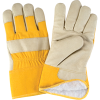 Gants d'ajusteur doubl&eacute;s pour l'hiver, Grand, Paume en Cuir fleur de porc, Doublure en Boa D. Morneault & Fils