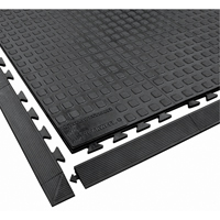 Rejuvenator Connect No. 502 Matting, Polyurethane, 3' W x 3' L, 5/8" Thick, Black D. Morneault & Fils