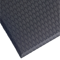 Tapis Cushion Max, Losange, 2' x 3' x 5/8", Charbon, Nitrile/PVC D. Morneault & Fils