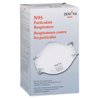 Particulate Respirators, N95, NIOSH Certified, Medium/Large D. Morneault & Fils
