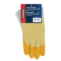 Gants de soudage pour pipelinier, Cuir de vache refendu, Taille Grand D. Morneault & Fils