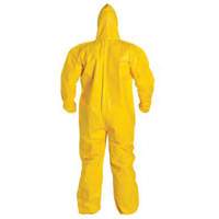 Hooded Coveralls, Tychem&reg; 2000, 3X-Large, Yellow D. Morneault & Fils