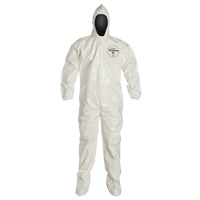 Tychem&reg; 4000 Coveralls, 2X-Large, White D. Morneault & Fils