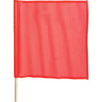 Traffic Safety Flags, Mesh, With Handle D. Morneault & Fils