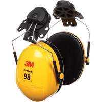 Peltor Optime 98 Series Earmuffs, Cap Mount, 23 NRR dB D. Morneault & Fils
