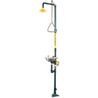 Combinaison de douche & douche oculaire/faciale a&eacute;r&eacute;e Safe-T-Zone D. Morneault & Fils