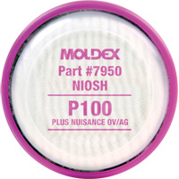 Disque filtre contre les particules, Filtre contre les particules/Filtre contre les particules avec suppresion de vapeurs nuisibles, Filtre N95/Vapeurs organiques/Gaz acides/P100/Filtre P100/Filtre R95 D. Morneault & Fils