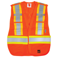 Open Road&reg; Tear Away Vest , High Visibility Orange, Polyester D. Morneault & Fils