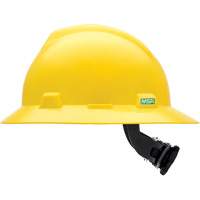 Casques de s&eacute;curit&eacute; &agrave; bordure compl&egrave;te V-Gard, R&eacute;pond aux normes CSA type 1, Suspension Rochet, Non ventil&eacute; D. Morneault & Fils