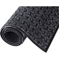 Tapis de couloir Tire-Track, Essuie-pieds/grattoir, 4' x 6' x 3/8", Charbon D. Morneault & Fils