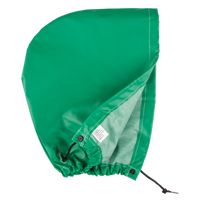 AcidBasicTM Chemical & Acid Resistant Rain Hood, One Size, Green, Polyester D. Morneault & Fils