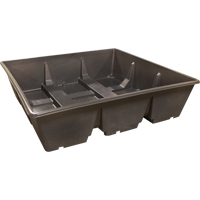 IBC Sump Bin, 385 US gal. Spill Capacity, 76" x 76" x 20" D. Morneault & Fils