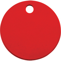 Blank Tags, Aluminum, 1.5" dia D. Morneault & Fils