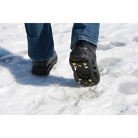 Heavy-Duty Anti-Slip Ice Cleats, Steel, Stud Traction, Large D. Morneault & Fils