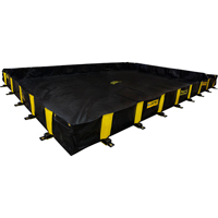 Bermes Rigid-Lock QuickBerm, Capacit&eacute; 1910 gal. US, 16' la x 16' lo x 12" h, Paroi &agrave; piquets D. Morneault & Fils