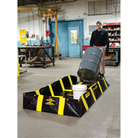 Bermes de confinement avec supports int&eacute;rieurs de parois QuickBerm , Capacit&eacute; 235 gal. US, 4' la x 8' lo x 12" h, Support &agrave; encliqueter D. Morneault & Fils