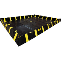 Bermes de confinement avec supports int&eacute;rieurs de parois QuickBerm , Capacit&eacute; 1435 gal. US, 12' la x 16' lo x 12" h, Support &agrave; encliqueter D. Morneault & Fils
