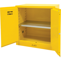 Flammable Storage Cabinet, 22 gal., 2 Door, 35" W x 35" H x 22" D D. Morneault & Fils