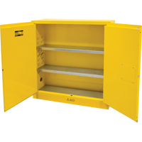 Flammable Storage Cabinet, 24 gal., 2 Door, 43" W x 44" H x 12" D D. Morneault & Fils