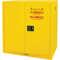 Flammable Storage Cabinet, 30 gal., 2 Door, 43" W x 44" H x 18" D D. Morneault & Fils