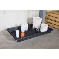 Plateaux Ultra-Utility Trays, 12" lo x 48" la x 4,75" h, Cap. de d&eacute;versement 12 gal. D. Morneault & Fils
