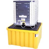 Ultra-IBC Spill Pallet&reg; with Drain, 400 US gal. Spill Capacity, 58.75" x 58.75" x 33" D. Morneault & Fils