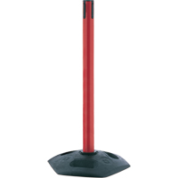 Single Line Heavy Duty Receiver Post, 38" High, Red D. Morneault & Fils