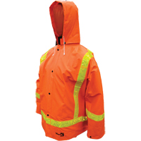 Open Road FR PVC Rain Suits, Small, Orange D. Morneault & Fils