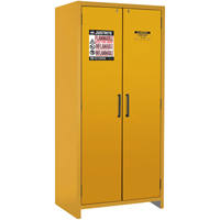 Armoire d'entreposage 90 minutes s&eacute;curitaire et conforme &agrave; la norme EN, 30 gal., 2 Porte(s), 35,16" La x 76,89" h x 24,21" p D. Morneault & Fils