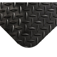 Tapis Smart No 497, Losange, 4' x 10' x 1", Noir, PVC/Ur&eacute;thane D. Morneault & Fils