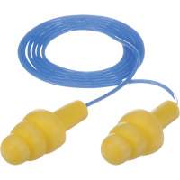 E-A-R Ultrafit Premolded Earplugs, Corded, Bulk - Polybag, 25 dB NRR, One-Size D. Morneault & Fils