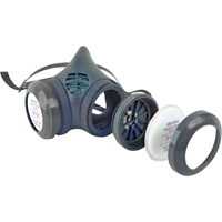Respirateur &agrave; demi-masque assembl&eacute; de la s&eacute;rie 8000, &eacute;lastom&egrave;re/Thermoplastique, Moyen D. Morneault & Fils