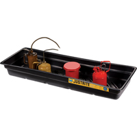 EcoPolyBlend Spill Tray, 46" L x 16" W x 5.5" H, 12 gal. Spill Capacity D. Morneault & Fils