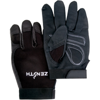 ZM300 Mechanic's Gloves, Grain Leather Palm, Size Medium D. Morneault & Fils