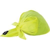 Chill-Its&reg; 6710CT Cooling Triangle Hats, High Visibility Lime-Yellow D. Morneault & Fils