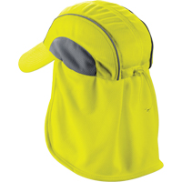Chapeaux de refroidissement avec voiles pour le cou Chill-Its 6650, Lime haute visibilit&eacute; D. Morneault & Fils