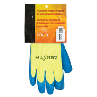 High Visibility Coated Gloves, 9, Rubber Latex Coating, 7 Gauge, Acrylic Shell D. Morneault & Fils