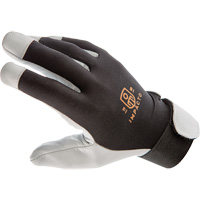 Anti-Vibration Air Glove&reg;, Size Medium, Pearl Leather Palm D. Morneault & Fils