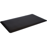 Tapis de style plateforme WD, Losange, 4' x 12' x 5/8", Noir, &eacute;ponge D. Morneault & Fils